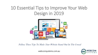 10 Essential Tips to Improve Your Website Design in 2019