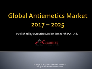 Global Antiemetics Market