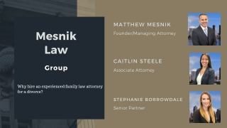 Why hire an experienced family law attorney for a divorce?