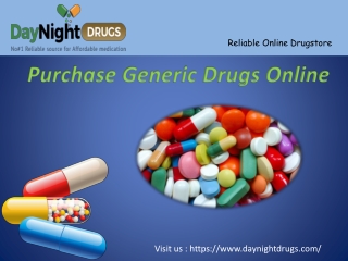 Purchase Generic Drugs Online