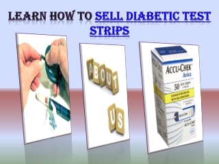 Sell Diabetic Test Strips
