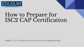 How to Crack ISC2 CAP Certification Exam