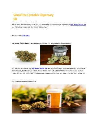 SkunkTree Cannabis Dispensary UKSkunkTree Cannabis Dispensary UK
