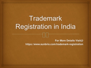 What are the different categories of Trademark Registrations in India