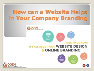 How can a Website Helps in Your Company Branding