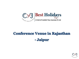 Conference Venues In Jaipur | Conference Venues Near Delhi