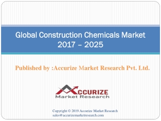 Construction Chemicals Market