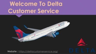 Delta airlines Customer Services for any query