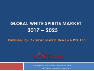 White Spirits Market