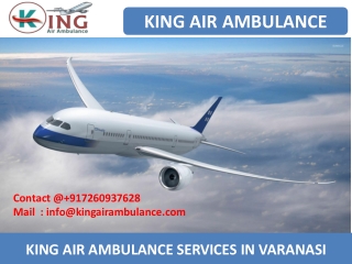 Get Quick Air Ambulance Services in Varanasi and Siliguri