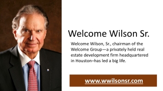 Always Welcome Audio https://www.wwilsonsr.com/