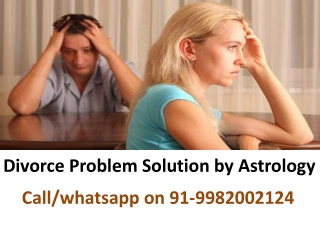 Divorce Problem Solution by Astrology