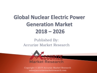 Global Nuclear Electric Power Generation Market