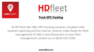 Truck GPS Tracking