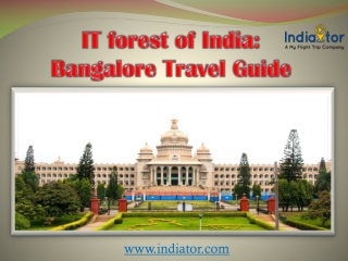 IT forest of India: Bangalore Travel Guide