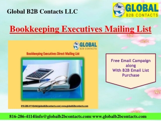 Bookkeeping Executives Mailing List