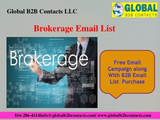 Brokerage Email List