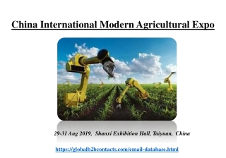 China International Modern Agricultural Expo