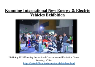 Kunming International New Energy & Electric Vehicles Exhibition