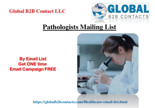 Pathologists Mailing List