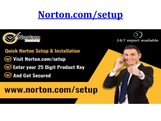 norton.com/setup - How to install Norton Setup package from setup file