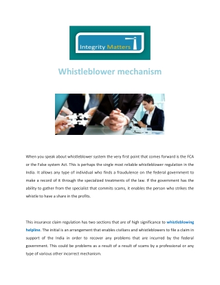 Whistleblower Hotline Service Providers | Ethics Helpline | Integrity Matters