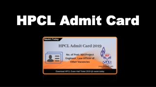 HPCL Admit Card 2019 For 164 Project Engineer Posts | HPCL Exam Date