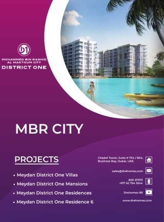 District One Residential Community by Meydan