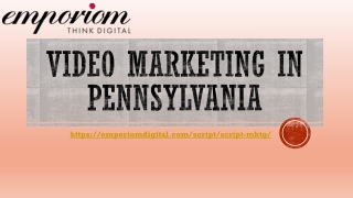 Video Marketing in Pennsylvania-Emporiomdigital