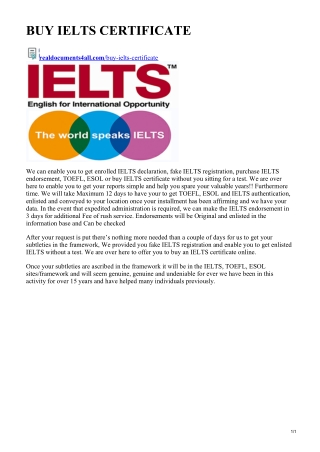 Buy ielts online, buy ielts certificate, fake ielts registrations