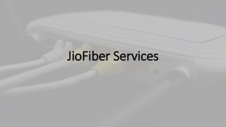 Indias' Fastest Broadband service by Reliance Jio - JioFiber