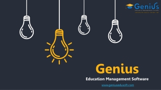 Genius School Management Software