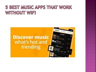 5 Best Music Apps That Work Without WiFi