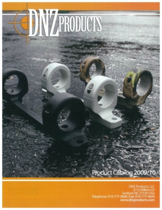 DNZ PRODUCTS Catalog