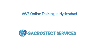 AWS Online Training in Hyderabad