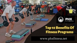 Benefits Of Personal Training Program & Nutrition Coach By PHXFitness