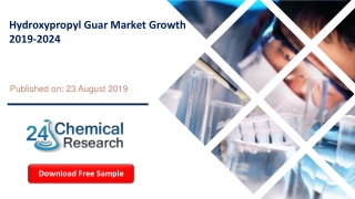 Hydroxypropyl Guar Market Growth 2019-2024