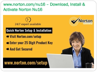www.norton.com/nu16 – Download, Install & Activate Norton Nu16