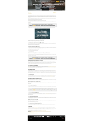 14 Ways Machine Learning Can Boost Your Marketing Introduction