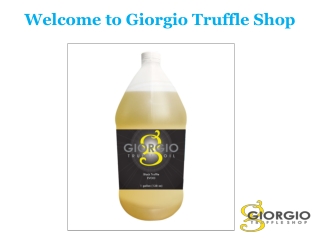 Black Truffle Oil