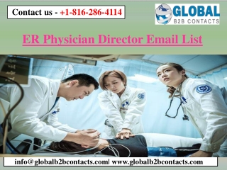 ER Physician Director Email List