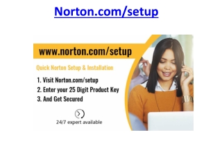 Norton Setup | Install Norton My Account - norton.com/setup