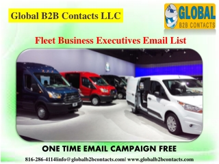 Fleet Business Executives Email List