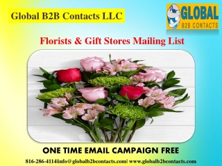 Florists & Gift Stores Mailing List