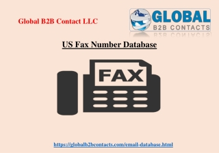 US Fax Number Database