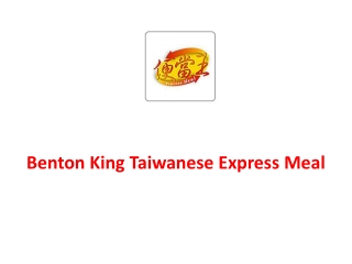 Benton King Taiwanese Express Meal-Kingsford - Order Food Online