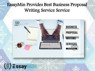 EssayMin Provides Best Business Proposal Writing Service Service