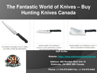 The Fantastic World of Knives – Buy Hunting Knives Canada