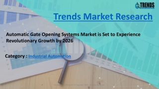 Automatic Gate Opening Systems Market