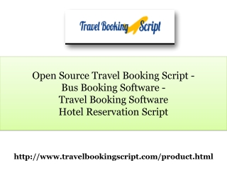 Bus Booking Software - Travel Booking Software